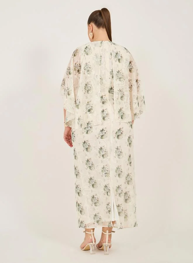 Styli Floral Occasion Dress