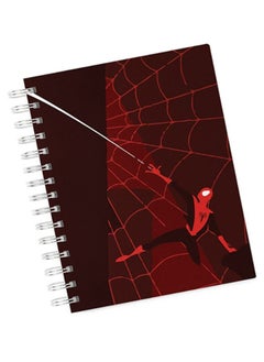 LIT Red Spider Man Hardcover Spiral Notebook  - Image 1