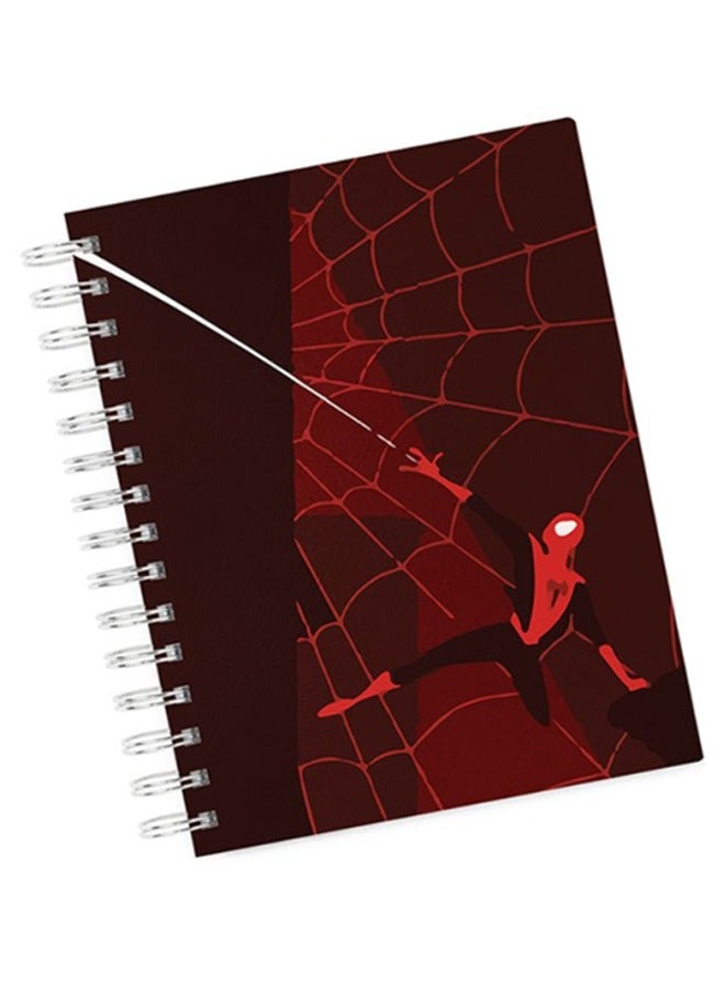 LIT Red Spider Man Hardcover Spiral Notebook  - Image 1