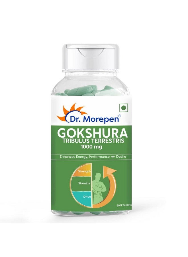 Dr. Morepen أقراص د. موريبين جوجشورا | 1000 ملغ تريبولوس تيرستريس | الرفاهية العامة للرجال والنساء - 60 كبسولة نباتية عبوة من 2 - Image 1