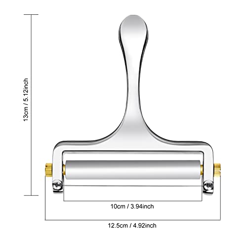 Sopito Stainless Steel Wire Cheese Slicer With 3 Extra Wires Adjustable Thickness, Handheld Cheese Block Cutter for Cheddar, Gruyere, Raclette, Mozzarella - Image 3