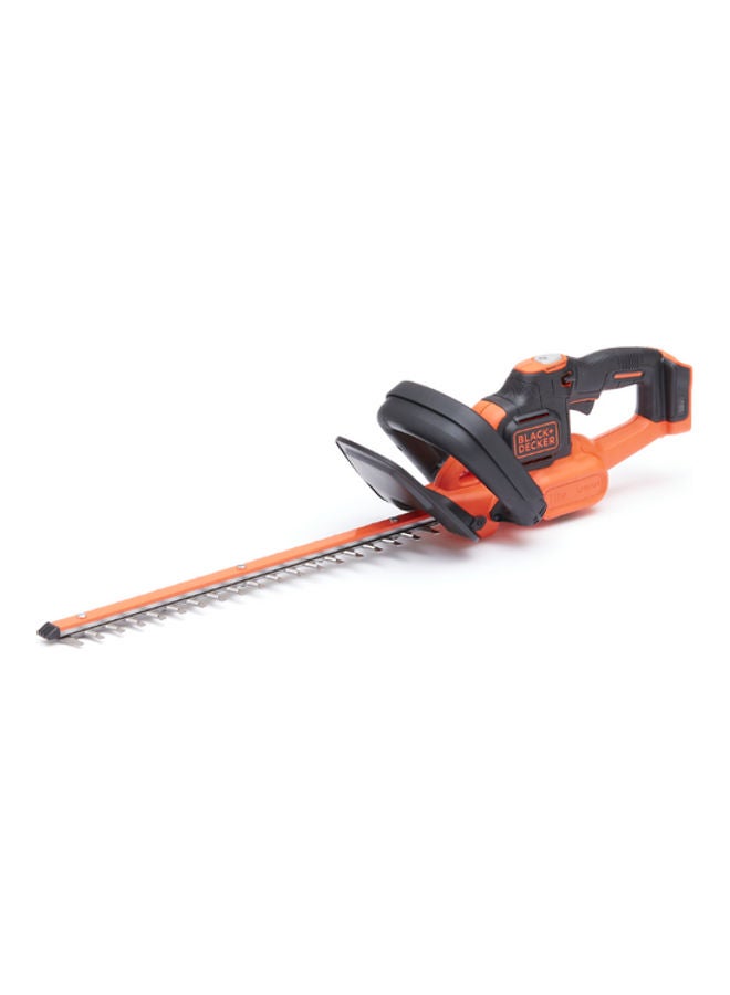 BLACK+DECKER Cordless Power Hedge Trimmer, POWERCONNECT Series, 18 V, 45 cm Blade Length, 18 mm Blade Gap, Dual Action, Battery not Included, Orange/Black - GTC18452PCB-XJ, Orange/Black 45cm - Image 1