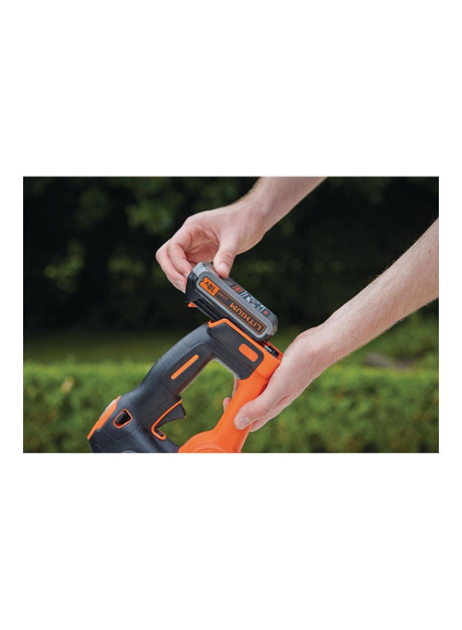 BLACK+DECKER Cordless Power Hedge Trimmer, POWERCONNECT Series, 18 V, 45 cm Blade Length, 18 mm Blade Gap, Dual Action, Battery not Included, Orange/Black - GTC18452PCB-XJ, Orange/Black 45cm - Image 5