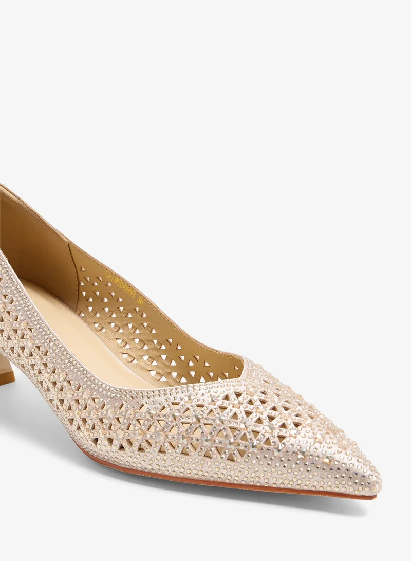 LORIANNE  Dasunma - Crystal  pumps for Women | Best Price UAE