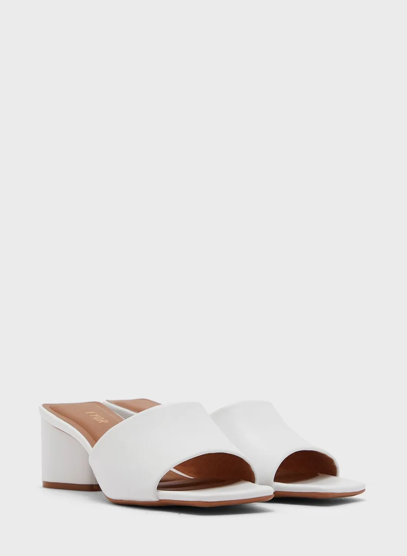 FYOR Casual Mid Heel Sandals