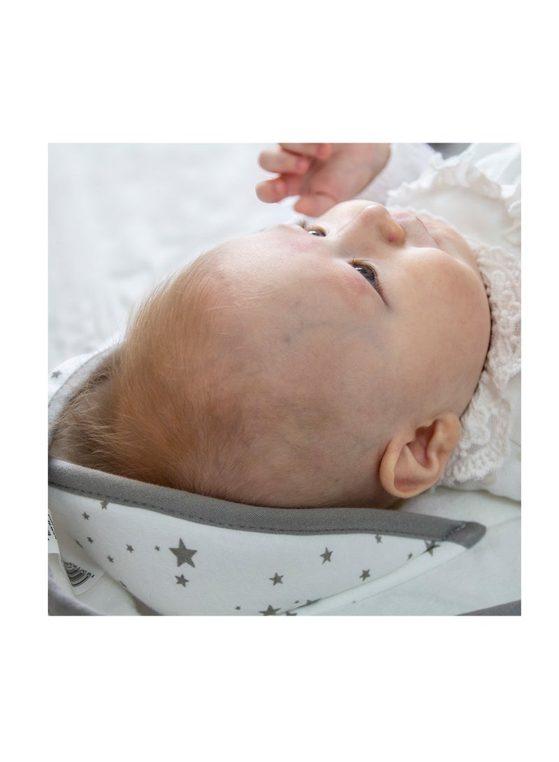 BabyJem Babyjem Stork Carrier Cover for Newborns with Head Support Sponge, Easy Transition to Sleep, Washable, Baby Carrier Pillow for Car Seat, Pram, Cot & Crib, Soft Clubs for Gentle Shaking  - Image 5