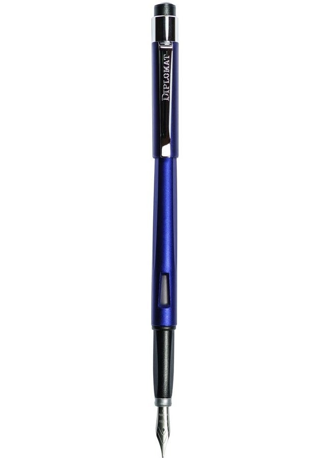 DIPLOMAT Magnum Indigo Blue Fountain Pen (EF) D40904021 - Image 1