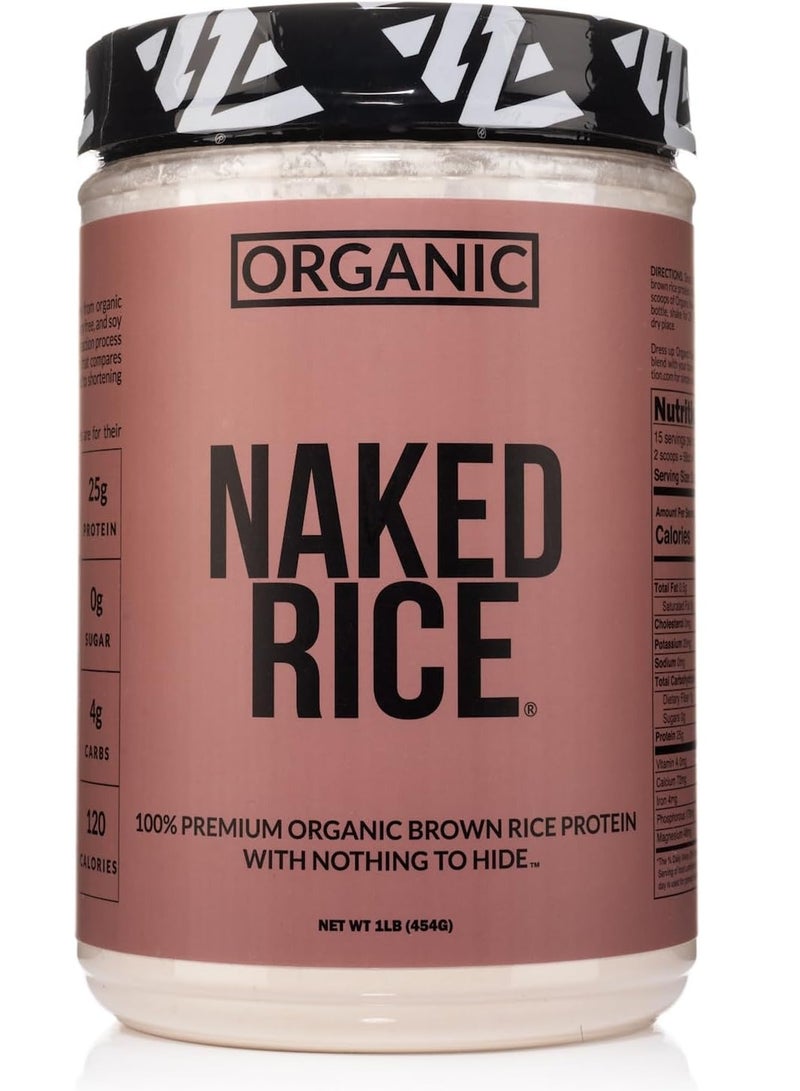 Nakd أرز عضوي عاري مع بروتين الأرز البني، 1 رطل - Image 1