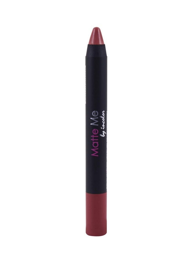 INCOLOR Matte Me Crayon Lipstick, Long Lasting, Waterproof and Smooth Texture Pencil Lipstick For Girl & Women, 2.3g 16 Cannes - Image 4