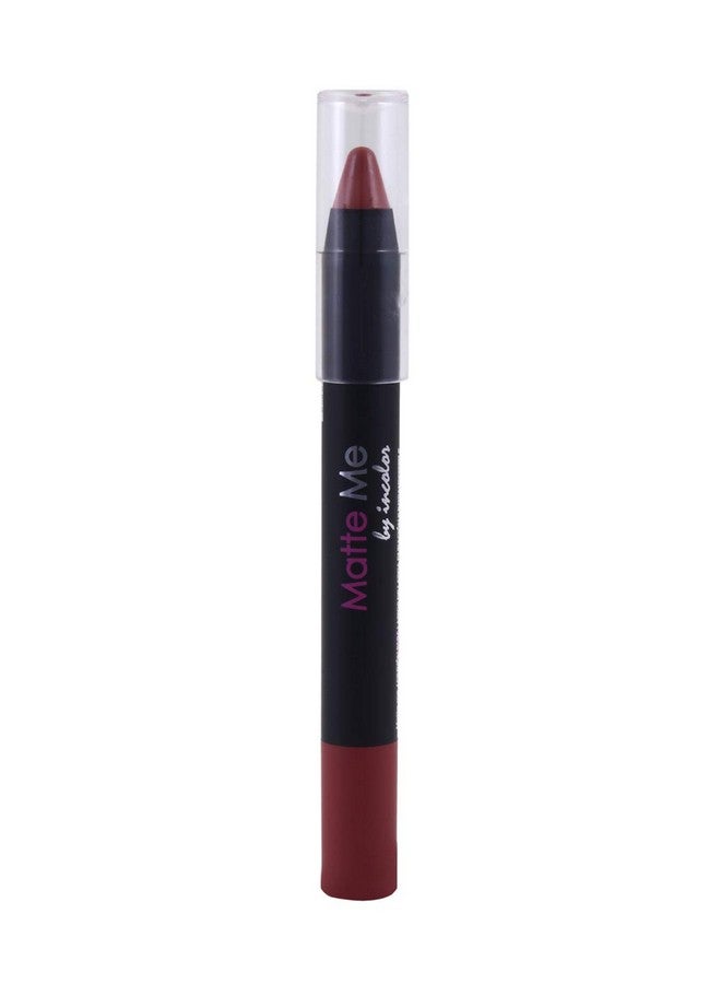 INCOLOR Matte Me Crayon Lipstick, Long Lasting, Waterproof and Smooth Texture Pencil Lipstick For Girl & Women, 2.3g 16 Cannes - Image 3