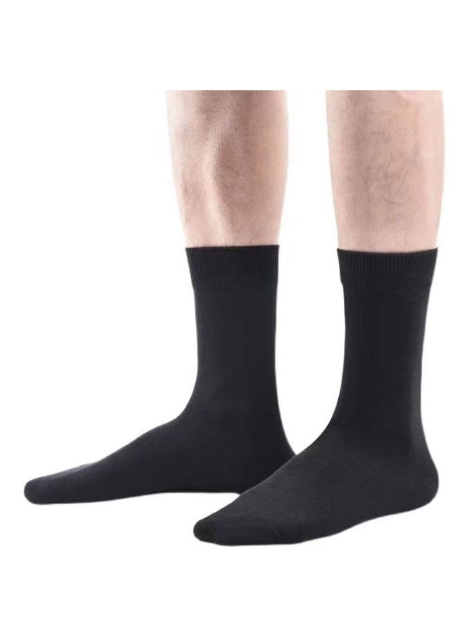 12 Pairs Men's Socks Black  - Image 2