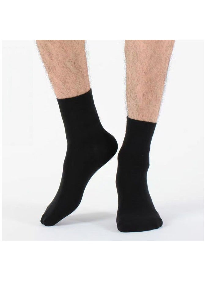 12 Pairs Men's Socks Black  - Image 3