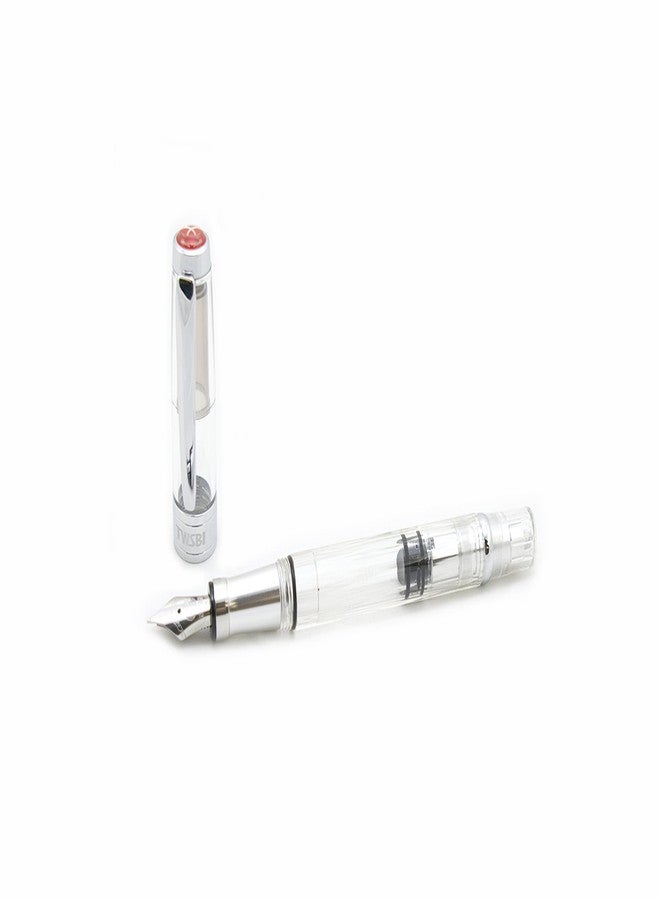 TWSBI Diamond 580AL Silver Fountain Pen nib EF - Image 1