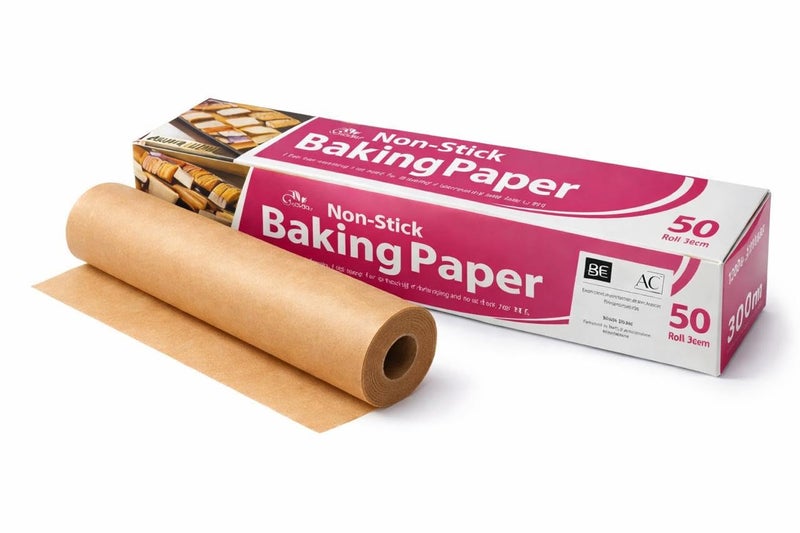 Baking Paper Roll Non-Stick – 50 Meter Parchment Paper for Baking, Air Fryer & Oven - Image 1