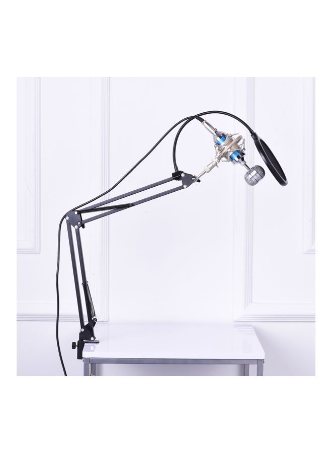 NIBEMINENT Professional Broadcasting Studio Recording Condenser Microphone Set I2693BL-A Black - Image 5