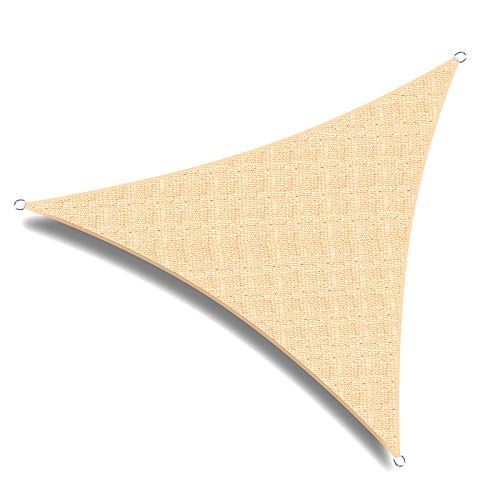 MTN Shadesmith ظل شمس مثلث كبير 20'x20'x20' للحديقة والساحة 20 قدم، لون رمل الصحراء - Image 2