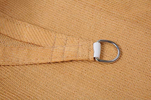 MTN Shadesmith ظل شمس مثلث كبير 20'x20'x20' للحديقة والساحة 20 قدم، لون رمل الصحراء - Image 3