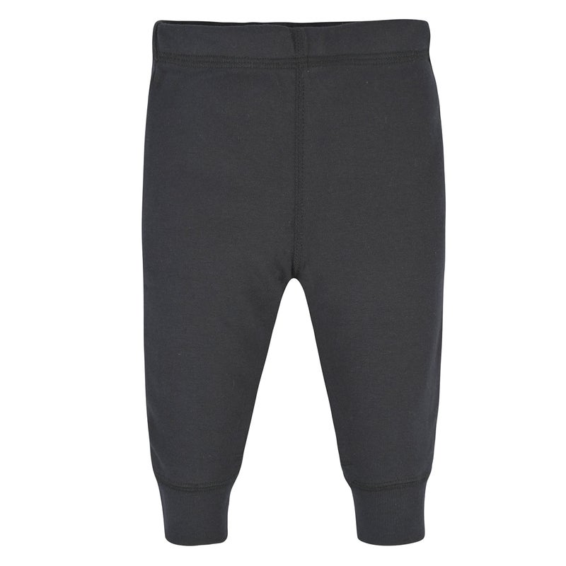 Gerber Baby Boys 4-Pack Pants Infant-and-Toddler-Bloomers, Gray Heather/Black, Newborn US - Image 4