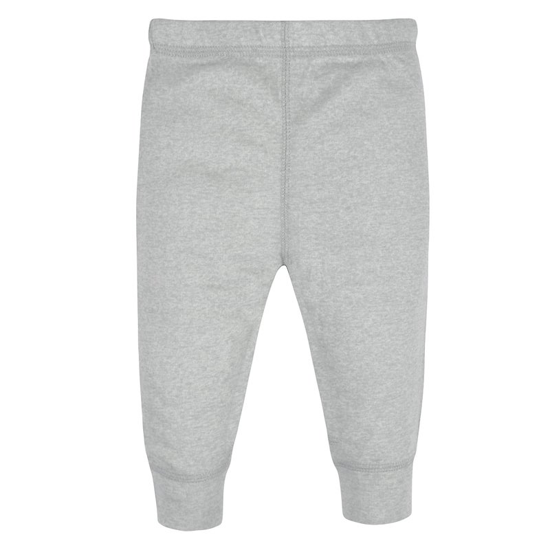 Gerber Baby Boys 4-Pack Pants Infant-and-Toddler-Bloomers, Gray Heather/Black, Newborn US - Image 2