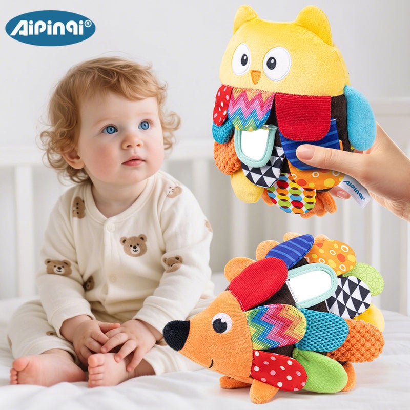 Aipinqi Baby Early Education Toy - Plush Animal Puzzle for 0-3 Years Old - Image 2
