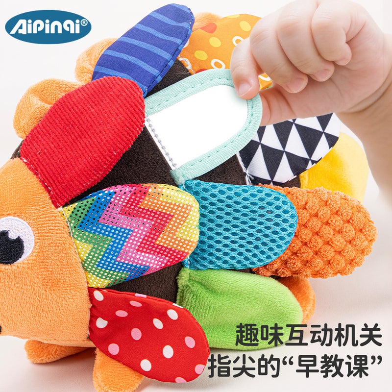 Aipinqi Baby Early Education Toy - Plush Animal Puzzle for 0-3 Years Old - Image 3