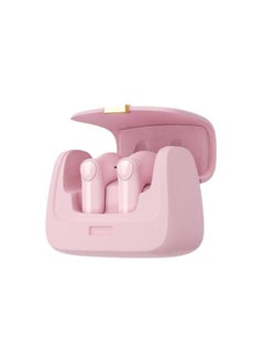 GREEN LION Queen's Mini Bag Style True Wireless Earbuds, JL6983 Chipset, Bluetooth Version 5.3, Up to 15 m Bluetooth Range, 5 Hours Playtime, Up to 16 Hours with Charging Case, 300 mAh Charging Case Battery, IPX4 Water Resistance Level - Light Pink  - Image 1