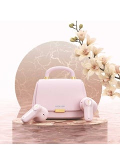 GREEN LION Queen's Mini Bag Style True Wireless Earbuds, JL6983 Chipset, Bluetooth Version 5.3, Up to 15 m Bluetooth Range, 5 Hours Playtime, Up to 16 Hours with Charging Case, 300 mAh Charging Case Battery, IPX4 Water Resistance Level - Light Pink  - Image 3