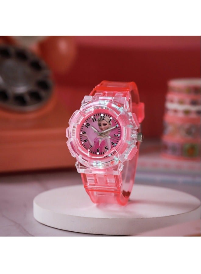 Children's Luminous LED Watch Pink  - Image 3
