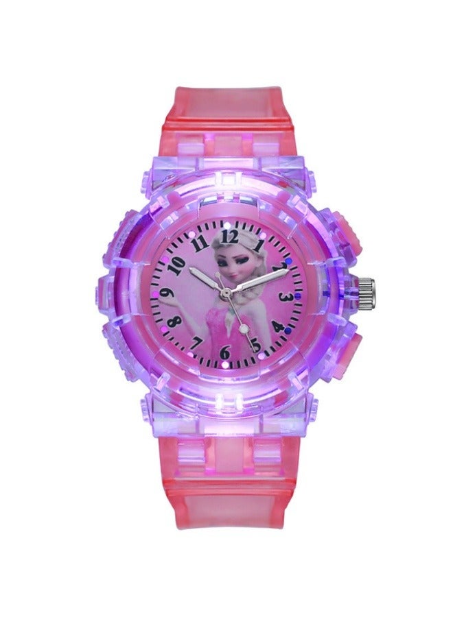 Children's Luminous LED Watch Pink  - Image 4