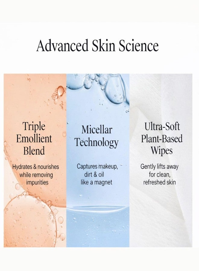 LIORA Makeup Remover Wipes 2x25 Count | Gentle Cleansing Facial Wipes Makeup Remover (50 Wipes) - Image 4