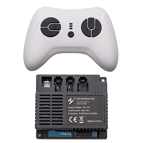 weelye 2.4G Bluetooth Remote Control and JR1922RXS-D2 12V Receiver Kit Kids Powered Ride On Car,Controller Control Box Accessories for Children Electric Ride On Car Replacement Parts - Image 1