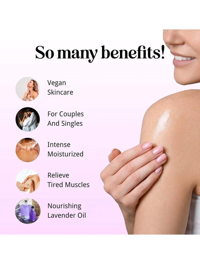 WoodSleep Lavender Oil Massage Oils For Massage Therapy, Massage Oils For Date Night, Massage Oil For Muscle Pain, Gua Sha Relaxing Body Oil, Natural Lavender Oil For Skin Hair, Fragrance Hair Oil For Women Men 100ml - Image 3
