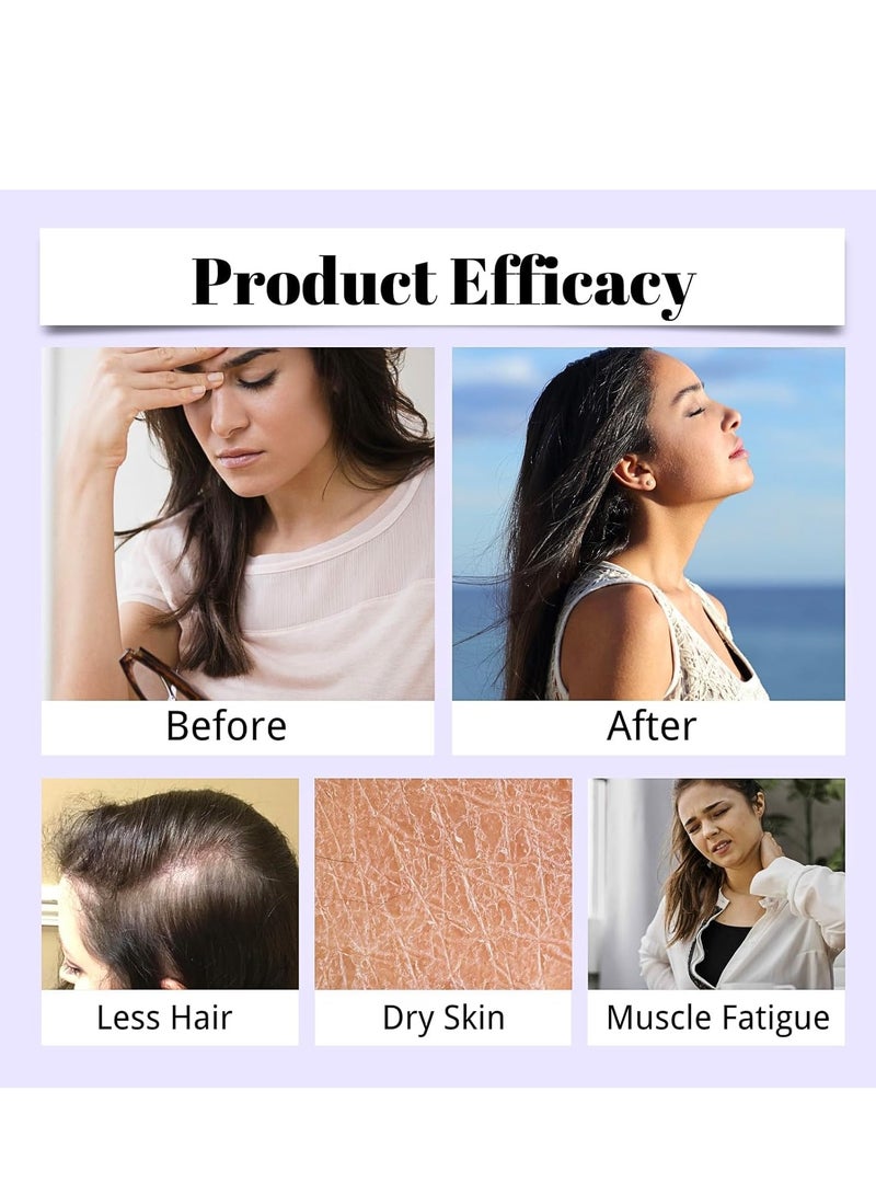 WoodSleep Lavender Oil Massage Oils For Massage Therapy, Massage Oils For Date Night, Massage Oil For Muscle Pain, Gua Sha Relaxing Body Oil, Natural Lavender Oil For Skin Hair, Fragrance Hair Oil For Women Men 100ml - Image 5