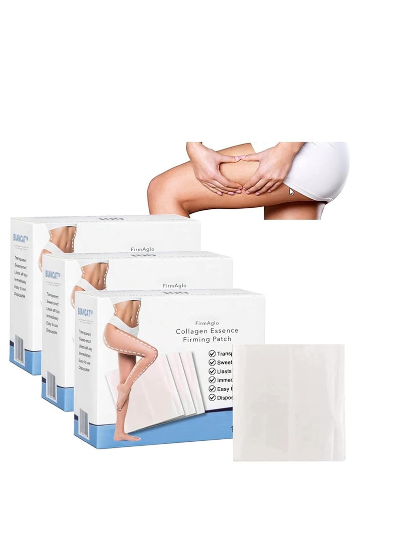 ماركة غير محددة Collagen Essence Firming Patches for Legs - Tightening and Lifting Tape to Reduce Fine Lines and Wrinkles, Anti-Cellulite Skin Firming Stickers (30 Pcs)  - Image 1