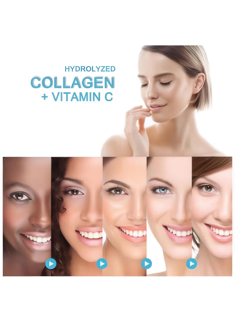 LINE ONE Collagen+Vitamin C Beauty Hair And Nails Vitamins For Women Collagen Up Skin Whitening 120 Capsules - Image 5