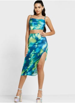 PUBLIC DESIRE Strappy Tie Dye Top  - Image 4