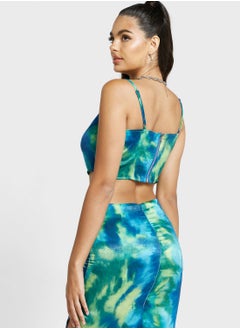 PUBLIC DESIRE Strappy Tie Dye Top  - Image 2
