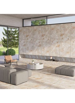 SOMANY Breccia Sarda 26 Shape Premium Ceramic Floor Tile 800 x 2600 MM, 15mm Thickness, 2.08 SQM | Elegant Natural Stone Design for Modern Flooring  - Image 2