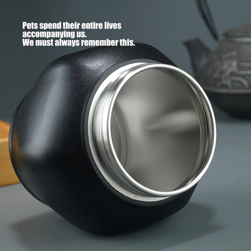 Stainless Steel Pet Remembrances Keepsakes Durability Ashes Container Dog Cremation Urn Memorial Stainless Steel Ashes Urn - Image 5
