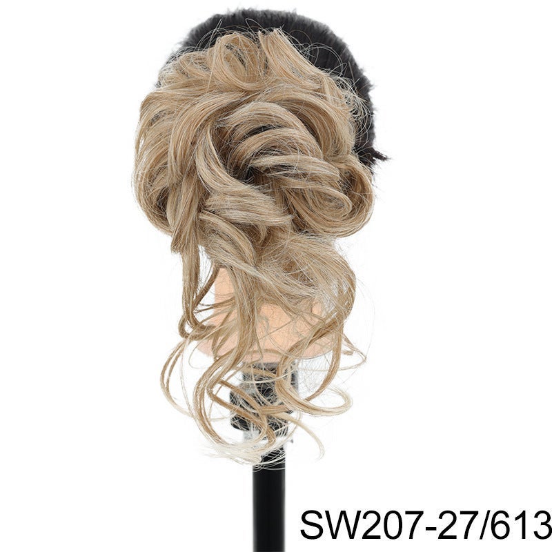 Fashion Bun Maker Fluffy Messy Fake Hair Ponytail 27/613