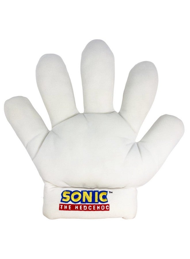 Great Eastern Entertainment GE Animation Great Eastern GE 8805 Sonic The Hedgehog Stuffed Plush Gloves, 11", White 
