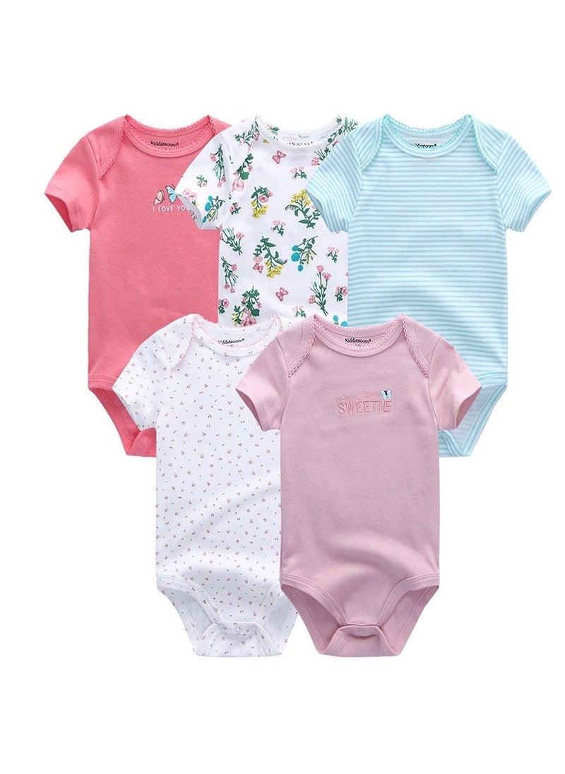 24-Piece Set Of Newborn Baby Jumpsuit, Pants, Hat, Gloves, Socks - Image 2