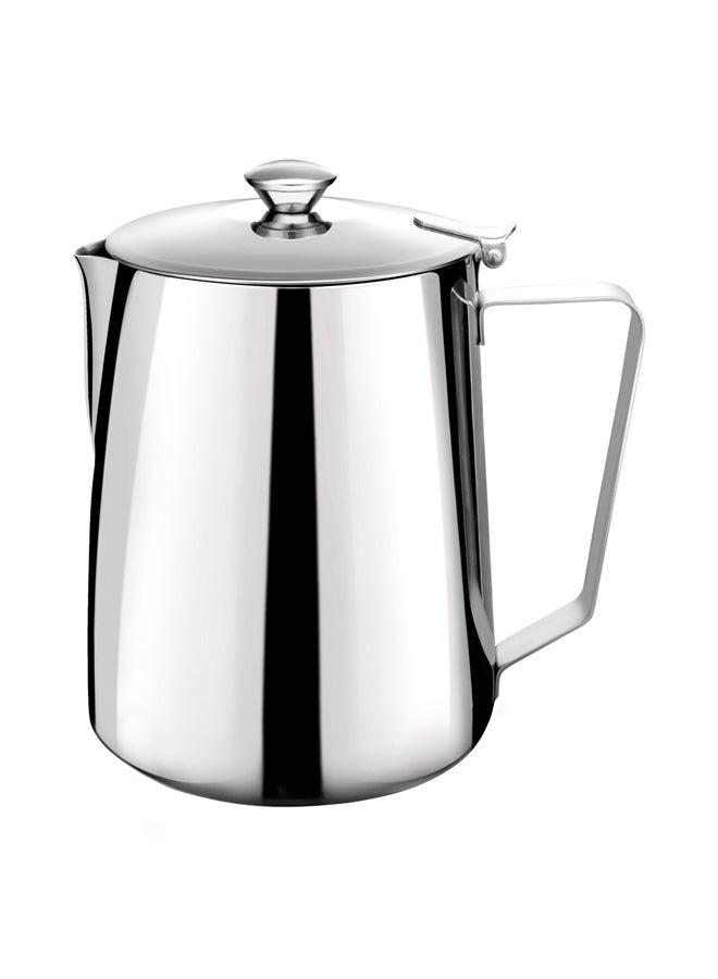 AL SANIDI Stainless steel milk pot, Coffee pot, Silver, 1300 ml - Image 1
