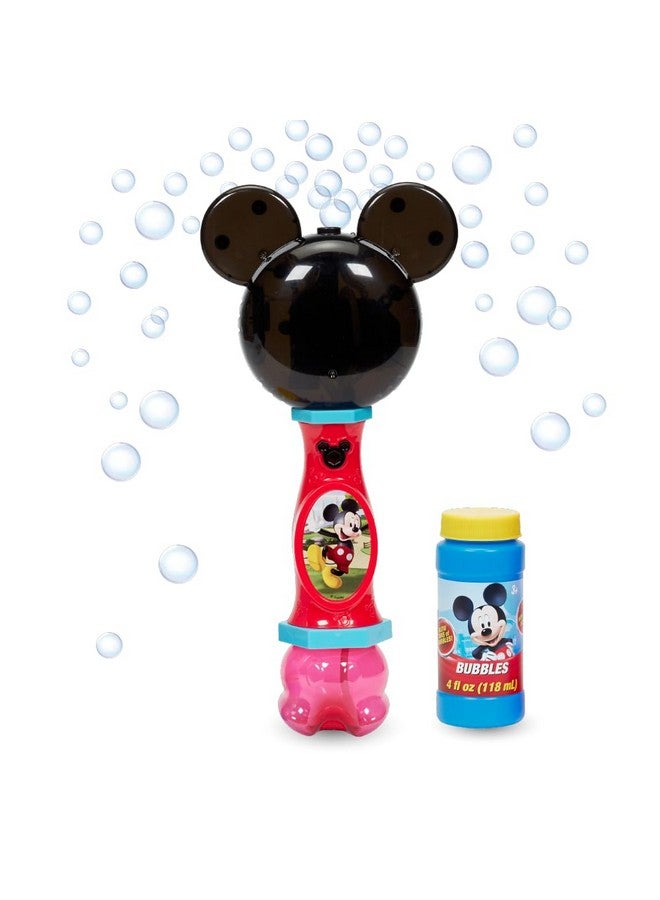 Little Kids Little Kids Disney Mickey Mouse Light and Sound Musical Bubble Wand, Includes Bubble Solution, Multi (20511) - Image 1