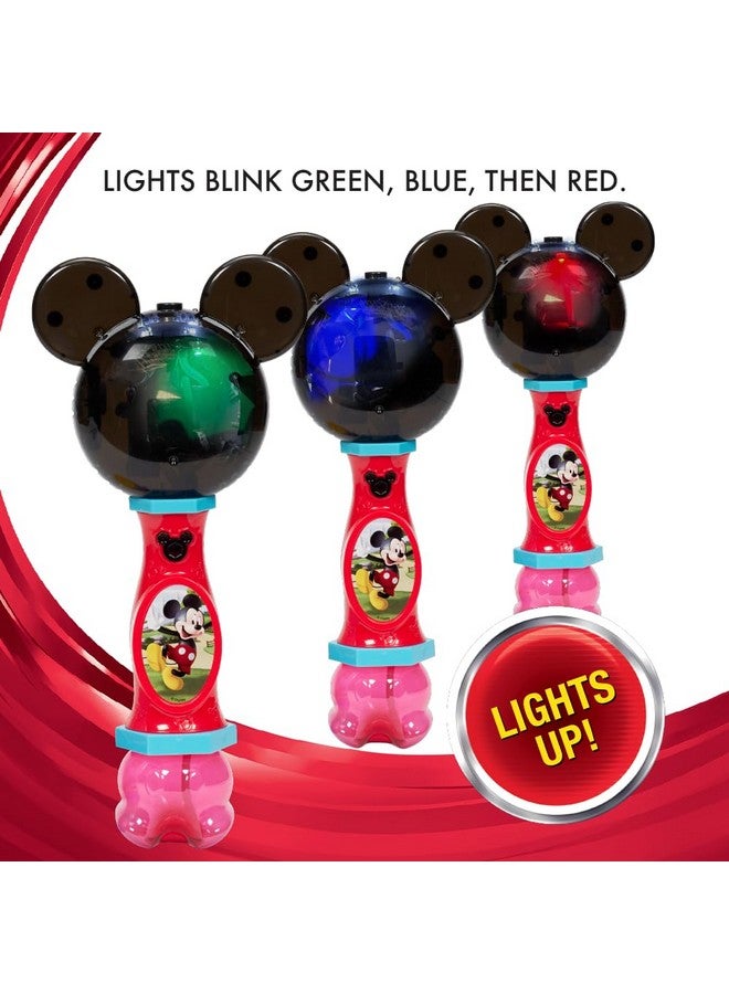 Little Kids Little Kids Disney Mickey Mouse Light and Sound Musical Bubble Wand, Includes Bubble Solution, Multi (20511) - Image 4