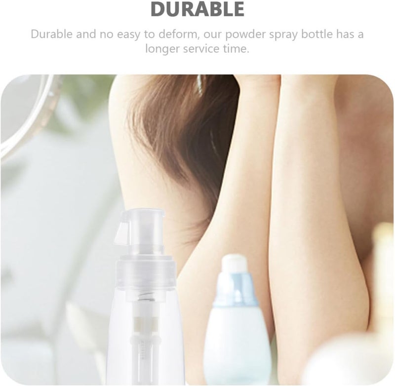 Powder Spray Container 2pcs 180ml Refillable Dry Powder Sprayer for Barbershop and Salon Use for Hair and Personal Care - Image 3