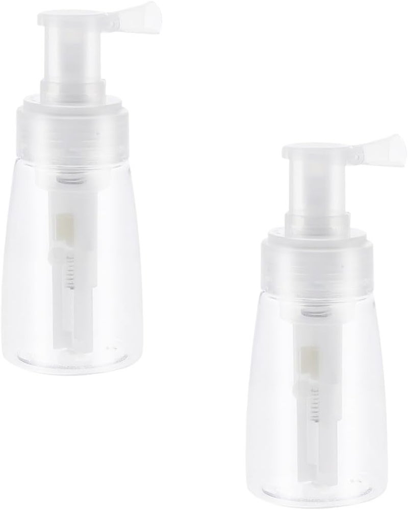 Powder Spray Container 2pcs 180ml Refillable Dry Powder Sprayer for Barbershop and Salon Use for Hair and Personal Care - Image 1