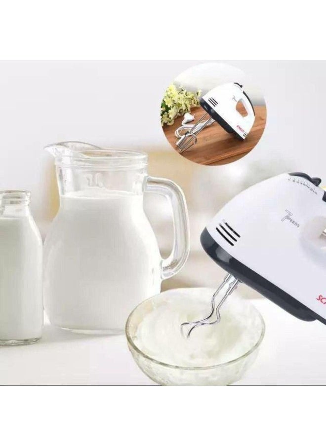 Generic - Get a high-quality egg beater for easy and efficient whisking and mixing of eggs and ingredients.  Designed with strong blades and a comfortable handle for effortless use, making it perfect for preparing cakes, pancakes, sauces, and dough quickly and effectively.  Available in manual or electric versions, ensuring a smooth and consistent texture for all your recipes. Made from durable, high-quality materials for long-lasting use. A must-have tool for every baking and cooking enthusiast! - Image 1