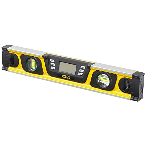 Stanley - FatMax STANLEY 0-42-063 40 cm Digital Angle Level with 0.2 Digital Accuracy & Easy-to-Read LCD Screen, 1 Year Warranty, YELLOW & BLACK - Image 1