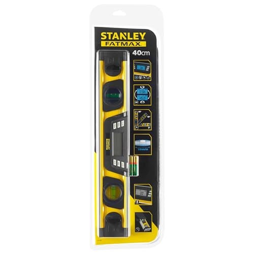 Stanley - FatMax STANLEY 0-42-063 40 cm Digital Angle Level with 0.2 Digital Accuracy & Easy-to-Read LCD Screen, 1 Year Warranty, YELLOW & BLACK - Image 2